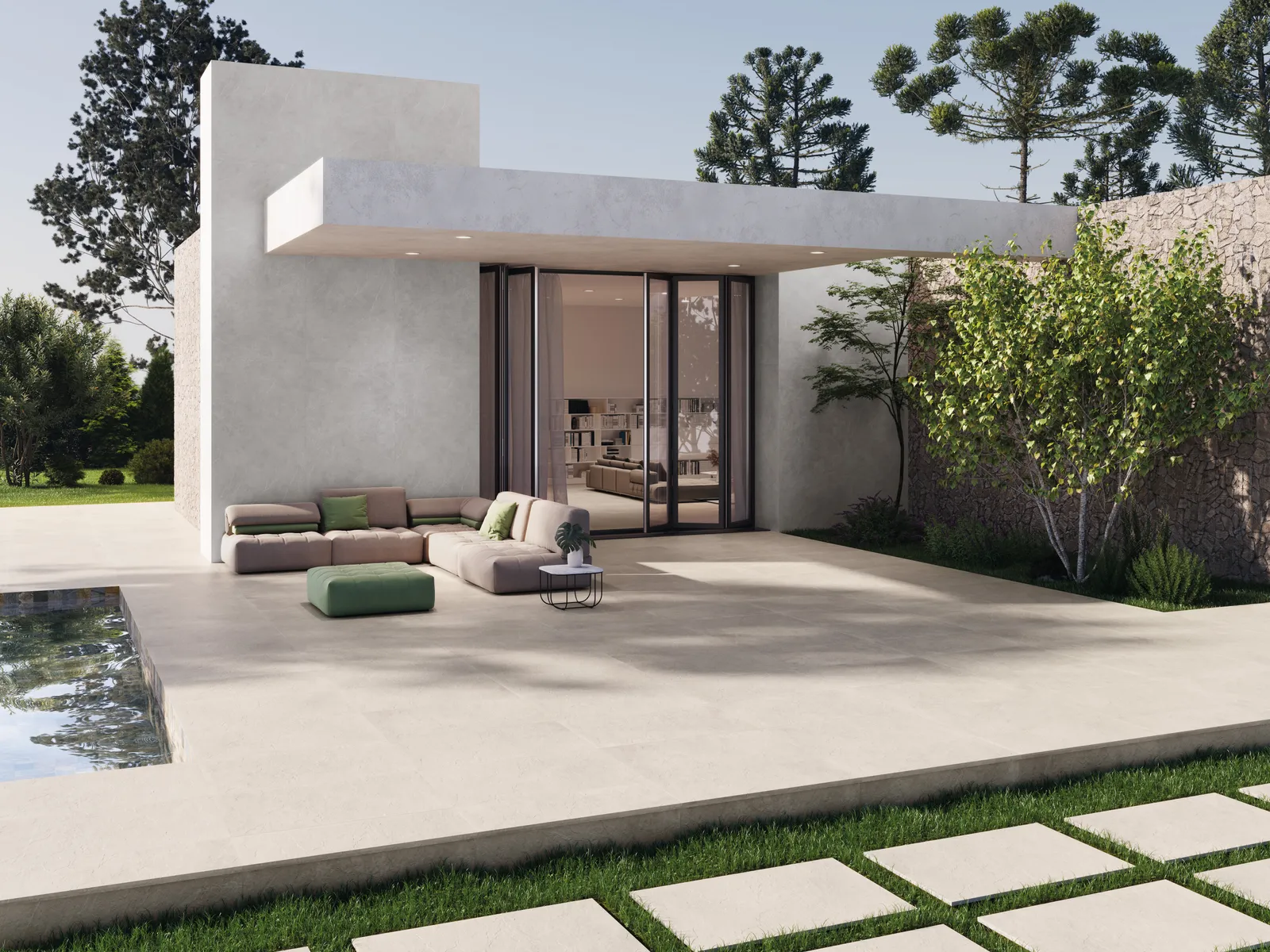 Terrastegel Statale Sand 60x120 rett 20mm, foto 2 van 2