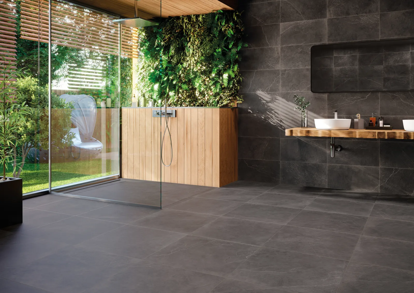 Statale Black 60x60 anti-slip rett, foto 4 van 4