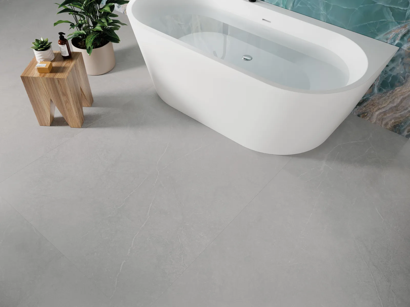 Munich Pearl 120x120 anti-slip rett, foto 3 van 3
