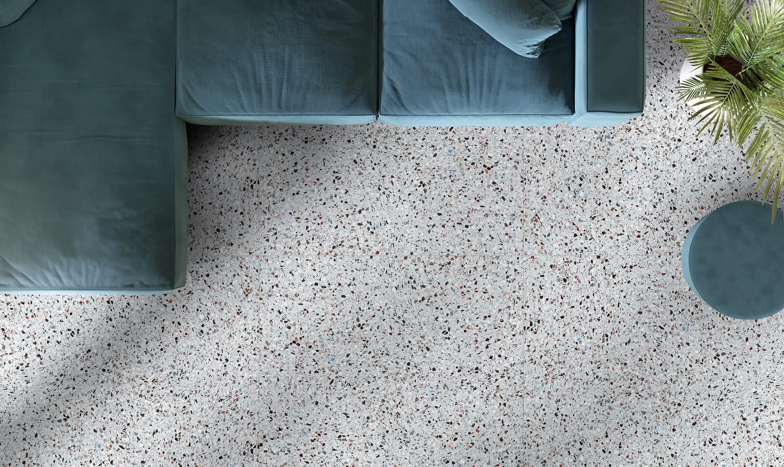 Medley terrazzo Sugar 60x60 rett, foto 2 van 2