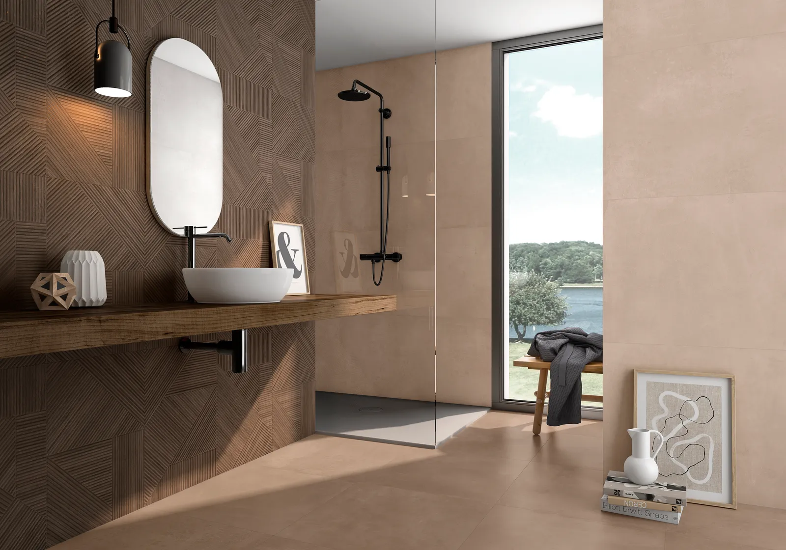 Beton Cire Bercy Terra 60x120 rett, foto 3 van 3