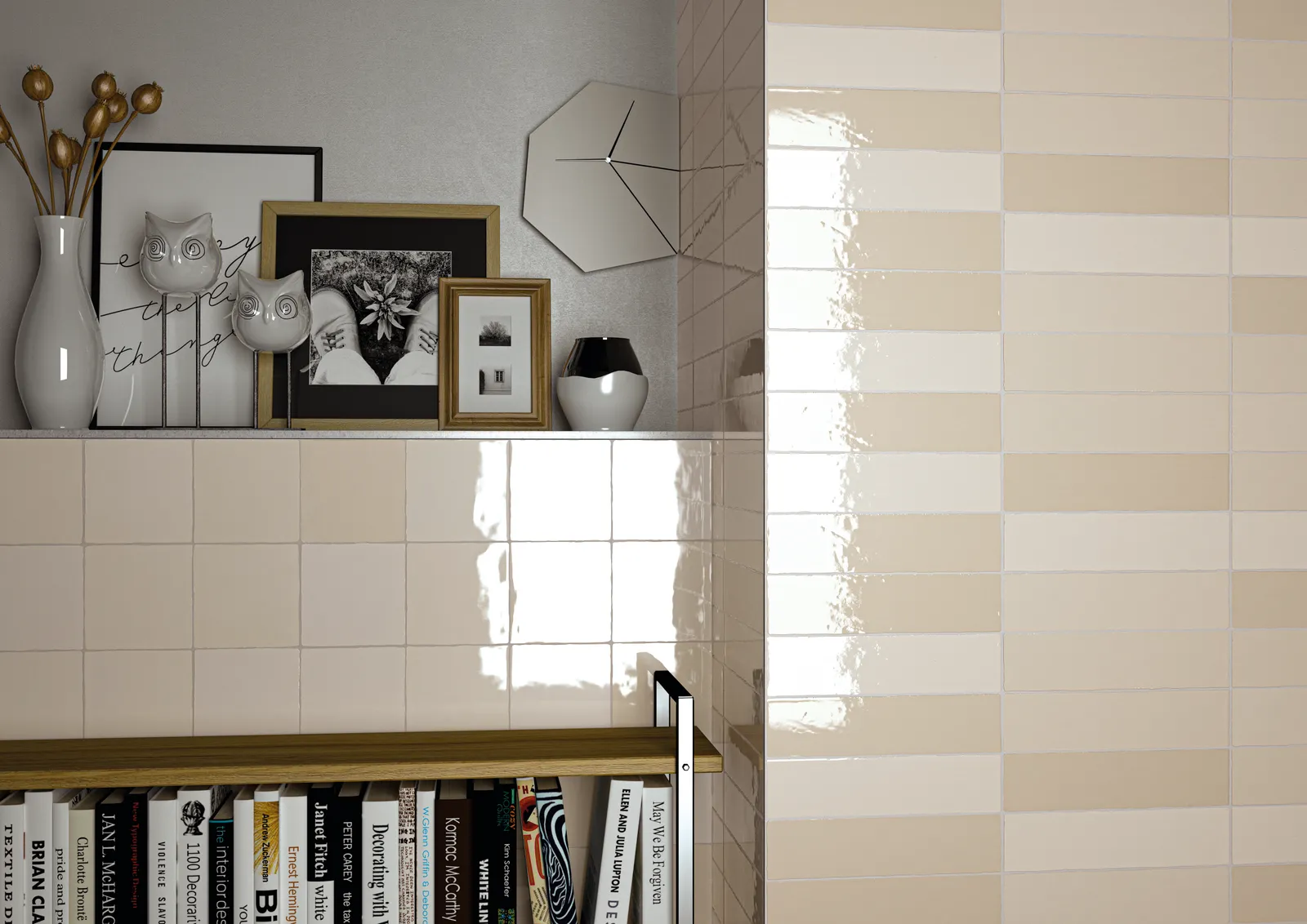 Moos Ivory handvorm 6,5x26 glans, foto 2 van 2