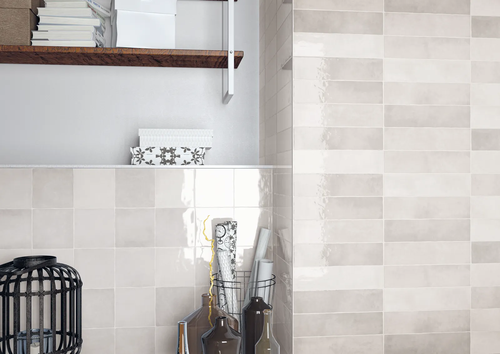 Moos White handvorm 6,5x26 glans, foto 2 van 2
