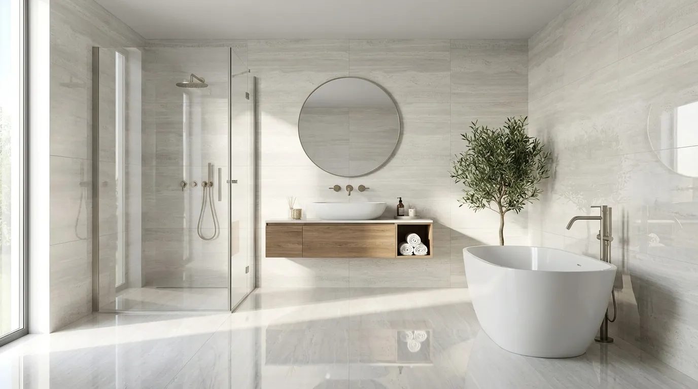 Venice Bianco gepolijst 60x120 rett, foto 2 van 2