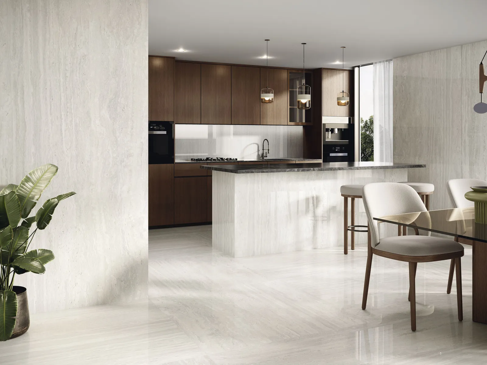 Venice Bianco gepolijst 120x260 rett, foto 2 van 2