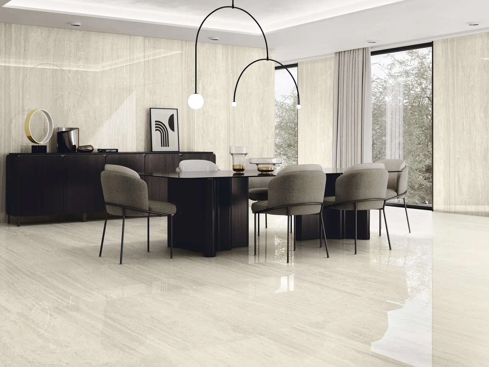 Venice Beige gepolijst 120x260 rett, foto 2 van 2