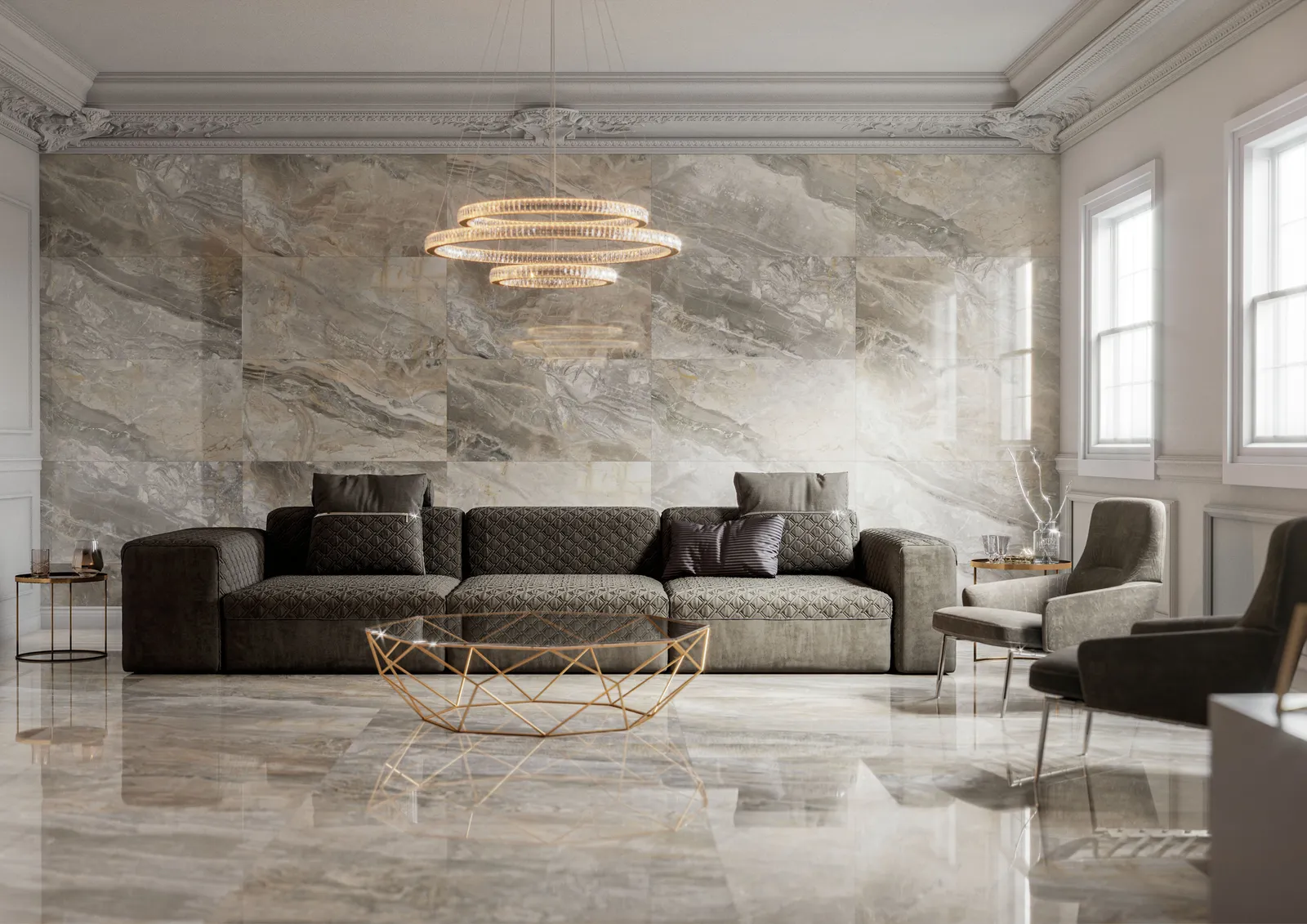 Luxury Beige gepolijst 60x120 rett, foto 3 van 4