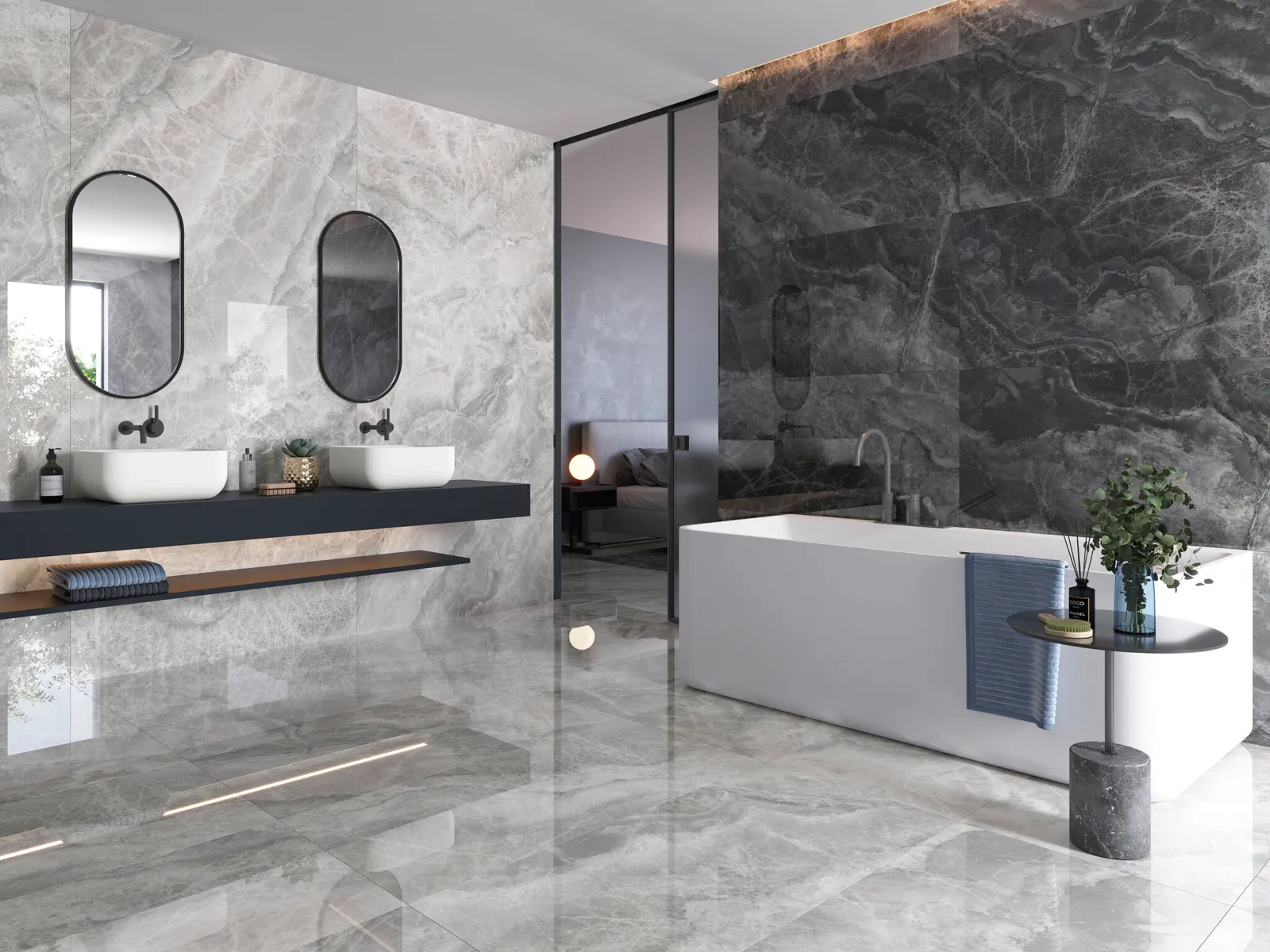 Lixium Grey gepolijst 60x120 rett, foto 2 van 2
