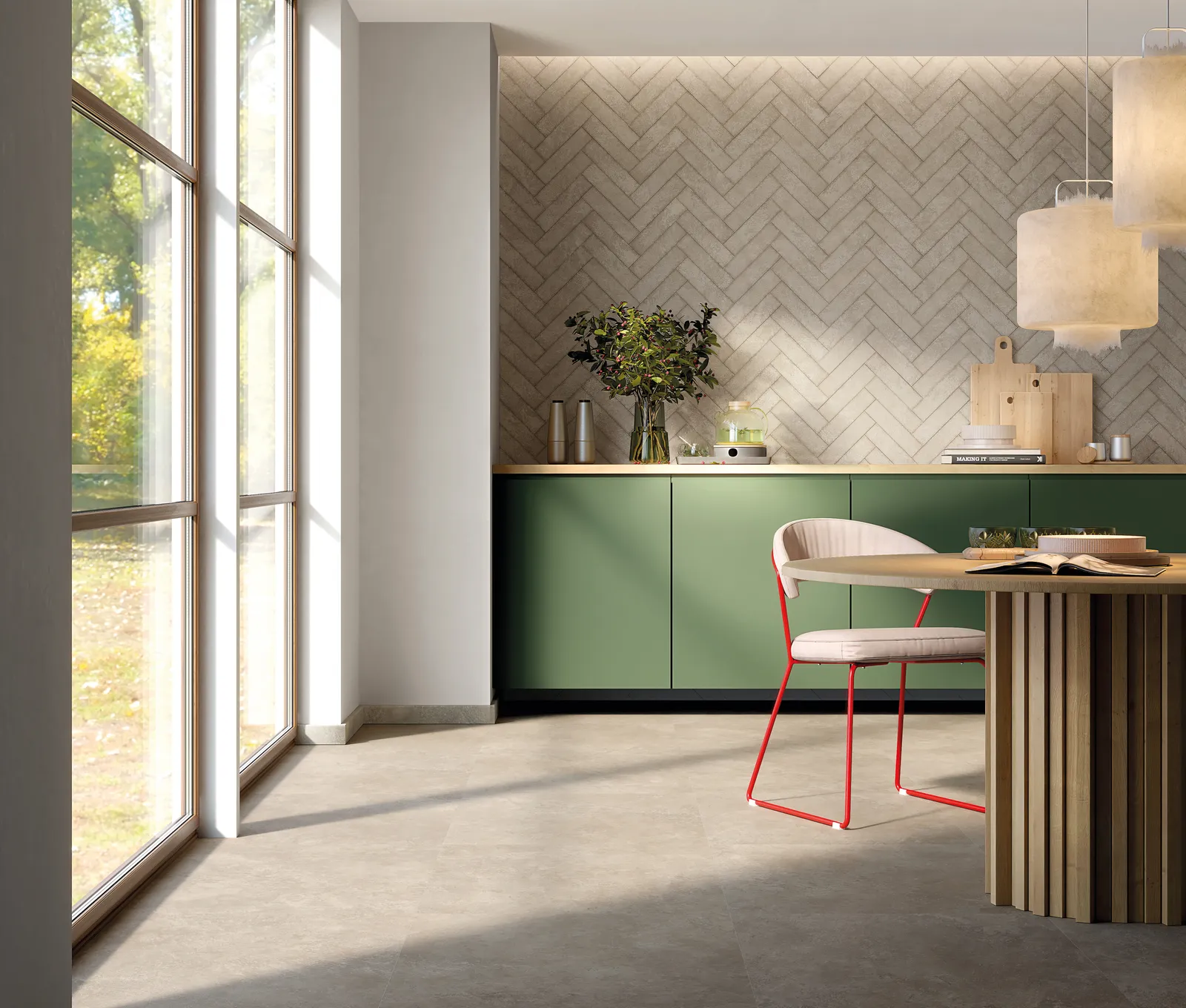 Nobu Grey 80x80 rett, foto 2 van 4