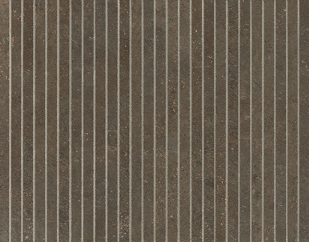 Nobu Cocoa tratti mosaico 1x24 rond op net van 24x30,5