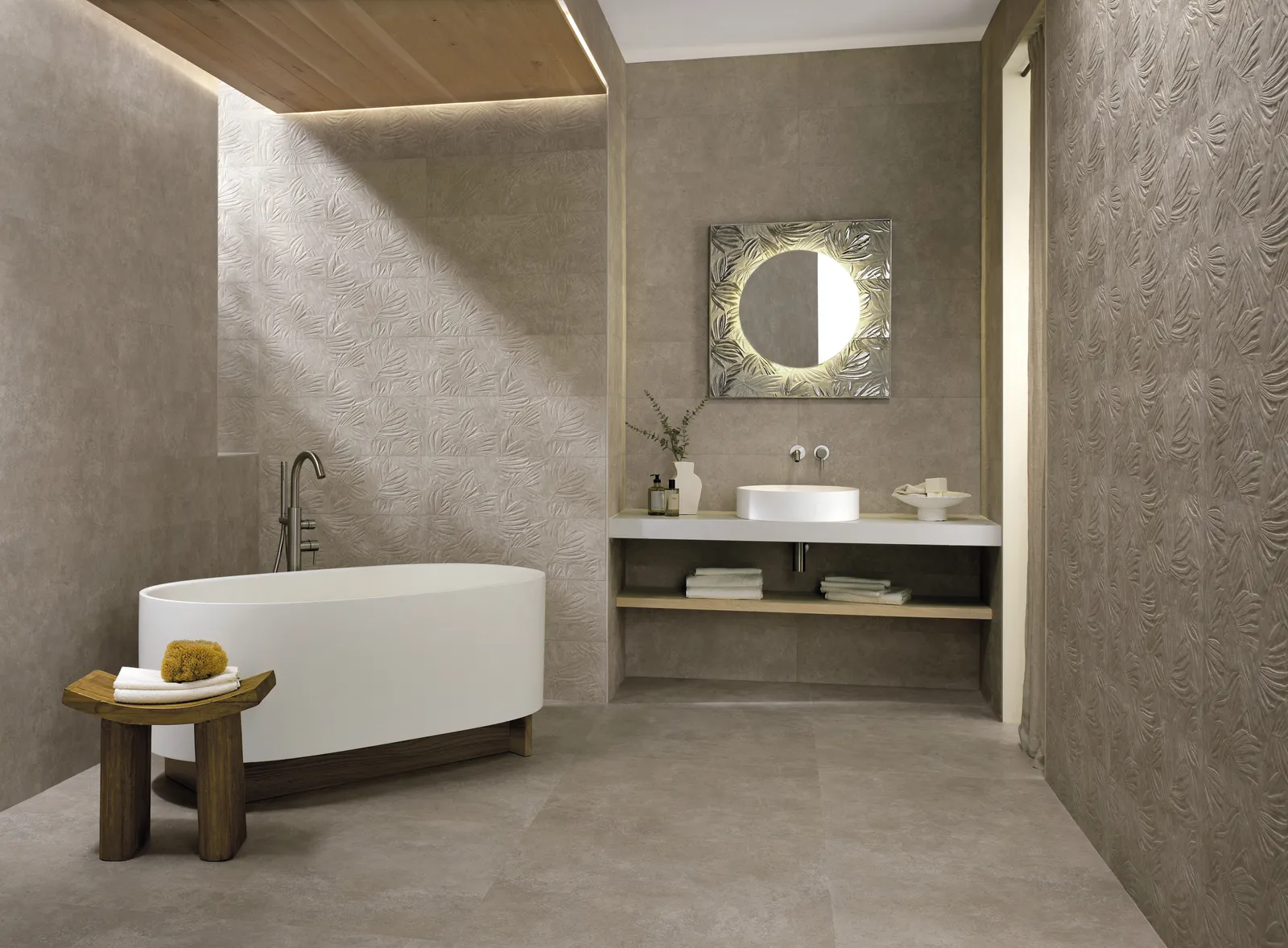 Nobu Grey wandtegel 50x120 rett, foto 2 van 2