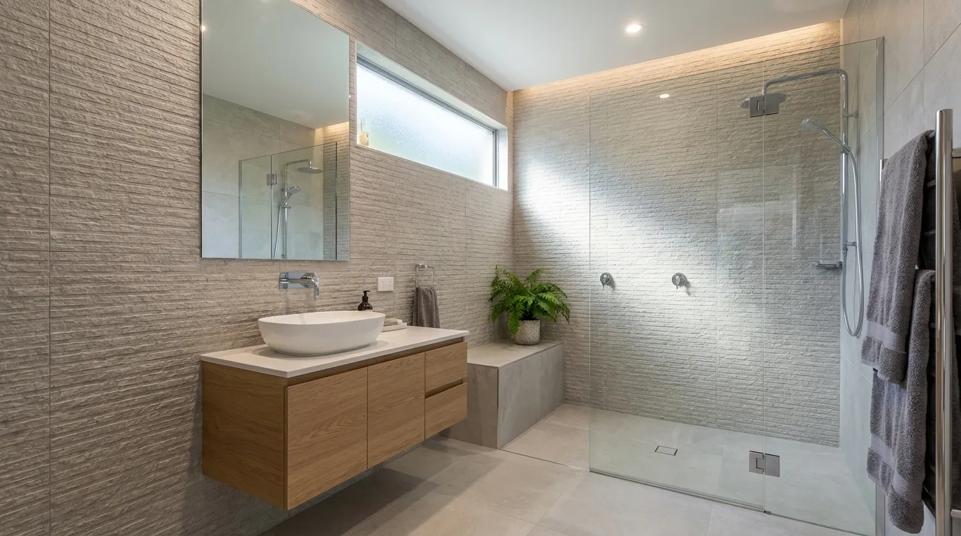 Nobu Grey wandtegel row 50x120 rett, foto 2 van 2