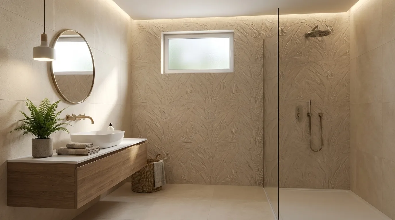 Nobu Beige wandtegel litia 50x120 rett, foto 2 van 2