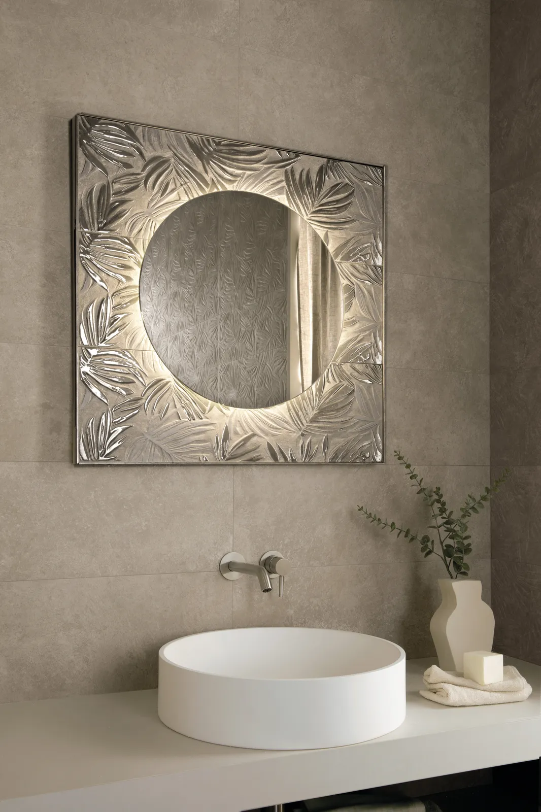 Nobu Grey wandtegel 25x75 rett, foto 4 van 4