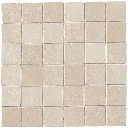 Maku Sand macro mosaico mat anticato 5x5 op net