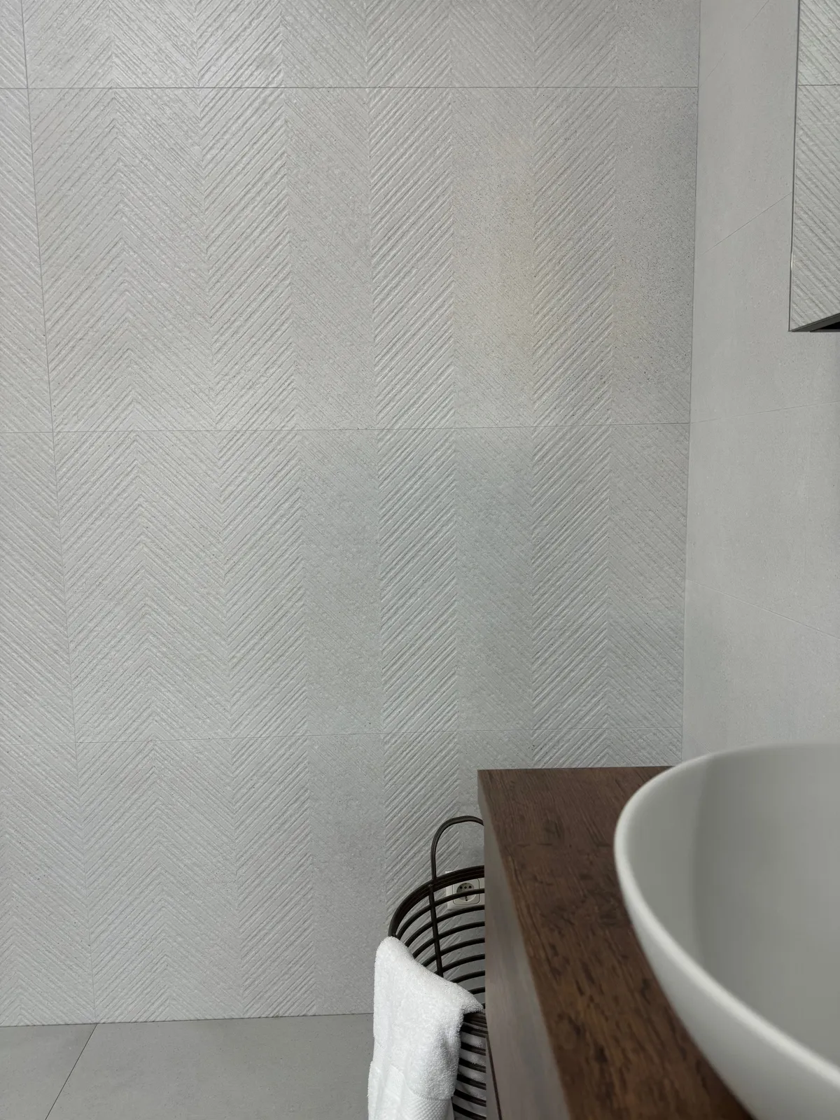 Borneo White Arrow decor wandtegel 60x120 rett, foto 4 van 4
