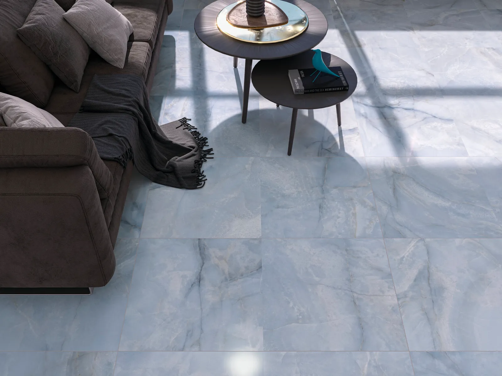 Onix Blue mat 60x120 rett, foto 3 van 3