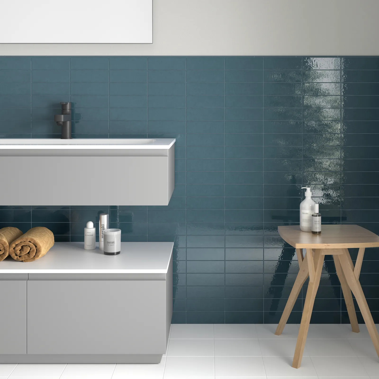 Kalma Deep Blue 6x18,6 glans, foto 5 van 6