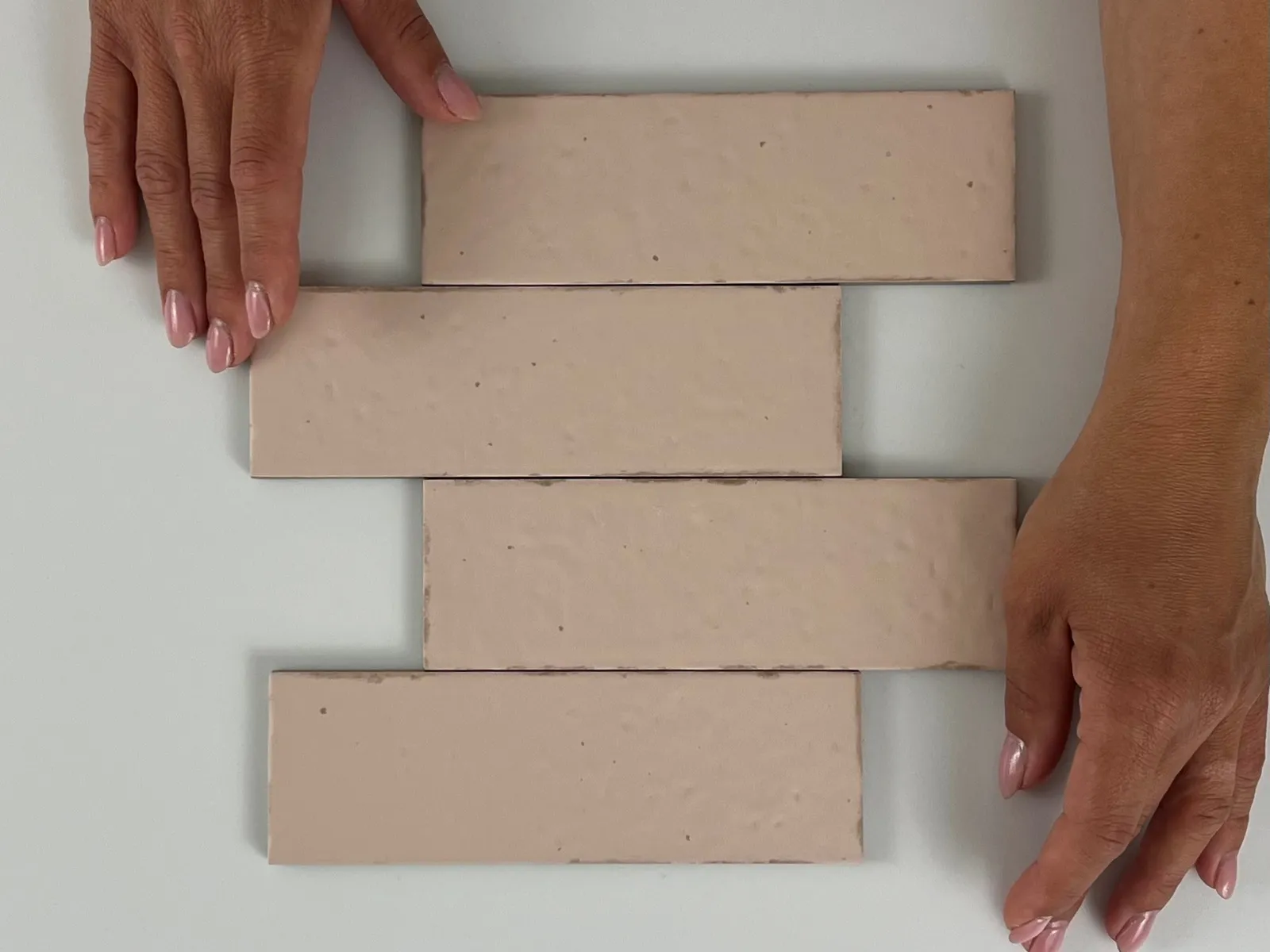 Sample Kalma Rose 6x18,6 mat (sample tegel)