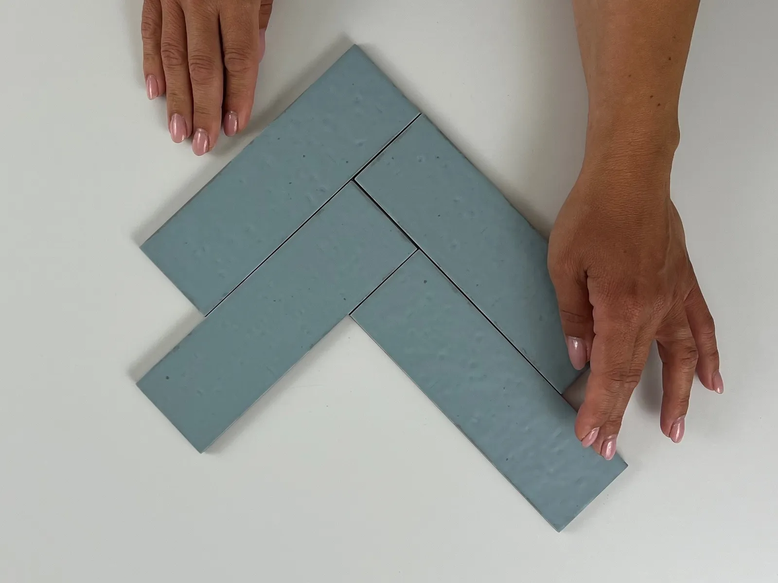 Kalma Powder Blue 6x18,6 mat, foto 4 van 5