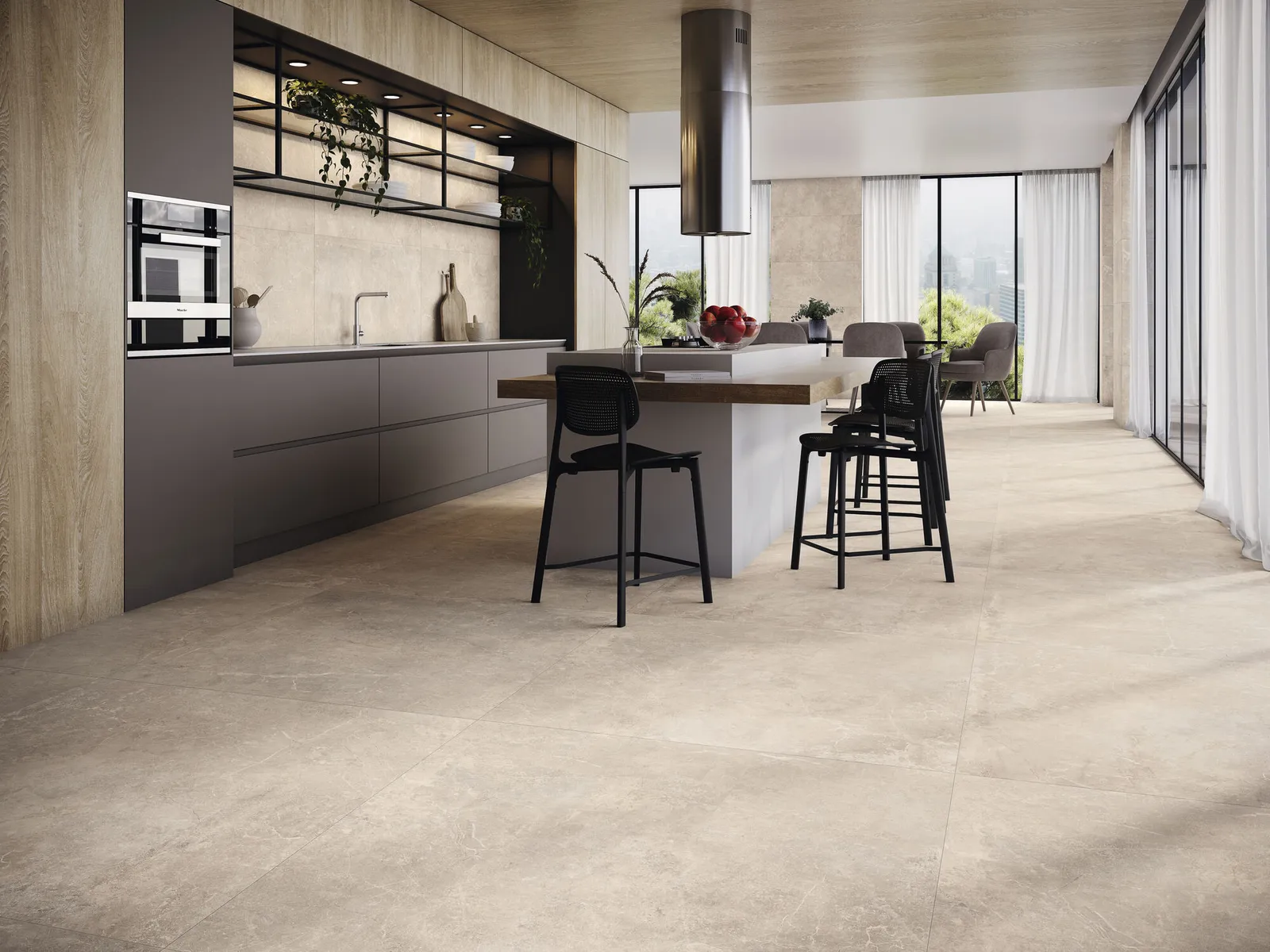 Concept Cream mat 60x120 rett, foto 2 van 2