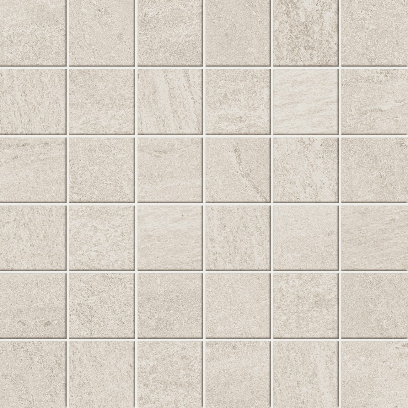 Ultrablock White mozaiek 5x5 op net van 30x30