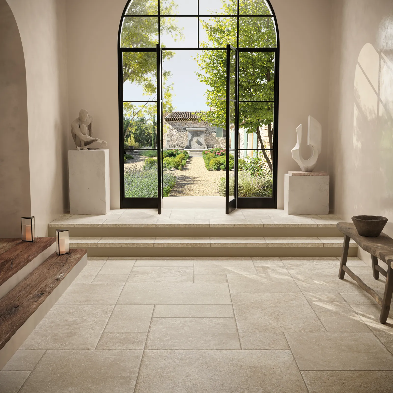 Chantilly Creme 60x60 chip, foto 4 van 5