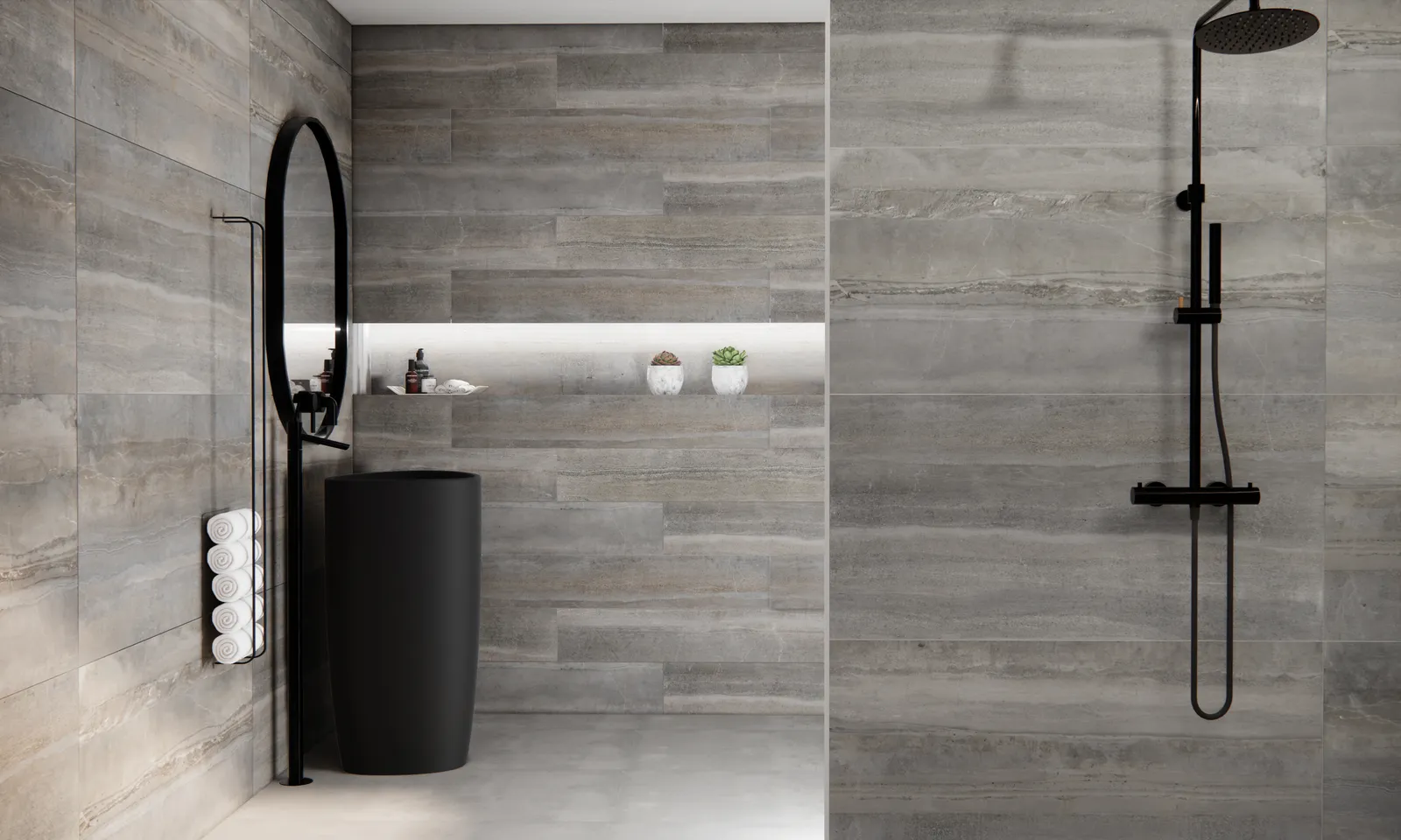 Serenity Antracite 20x120 rett, foto 2 van 2