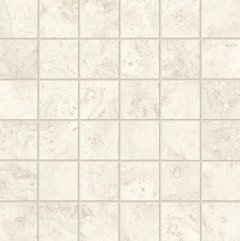 Vento Del Sud Bianco mozaiek 5x5 op net