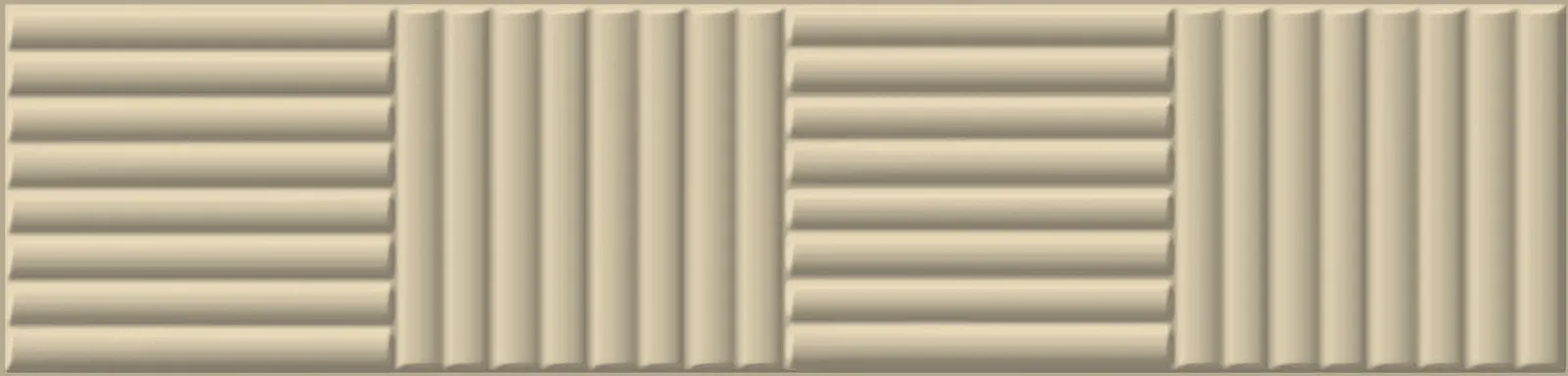 Volume Ivory Bamboo mat 6x25