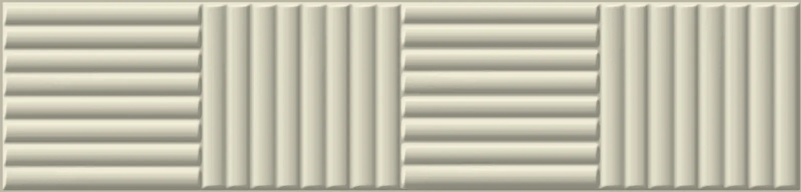 Volume White Bamboo mat 6x25