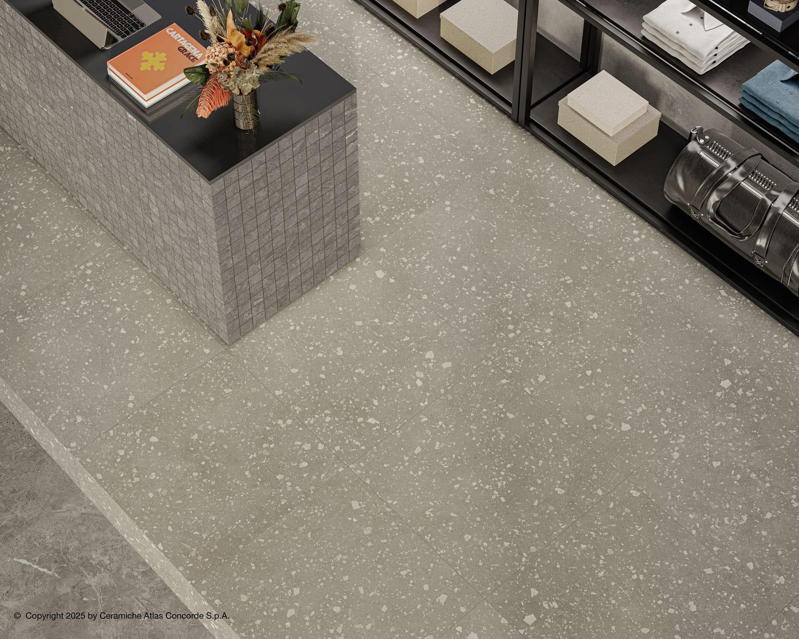 Duolith Terrazzo 60x60 rett, foto 3 van 3
