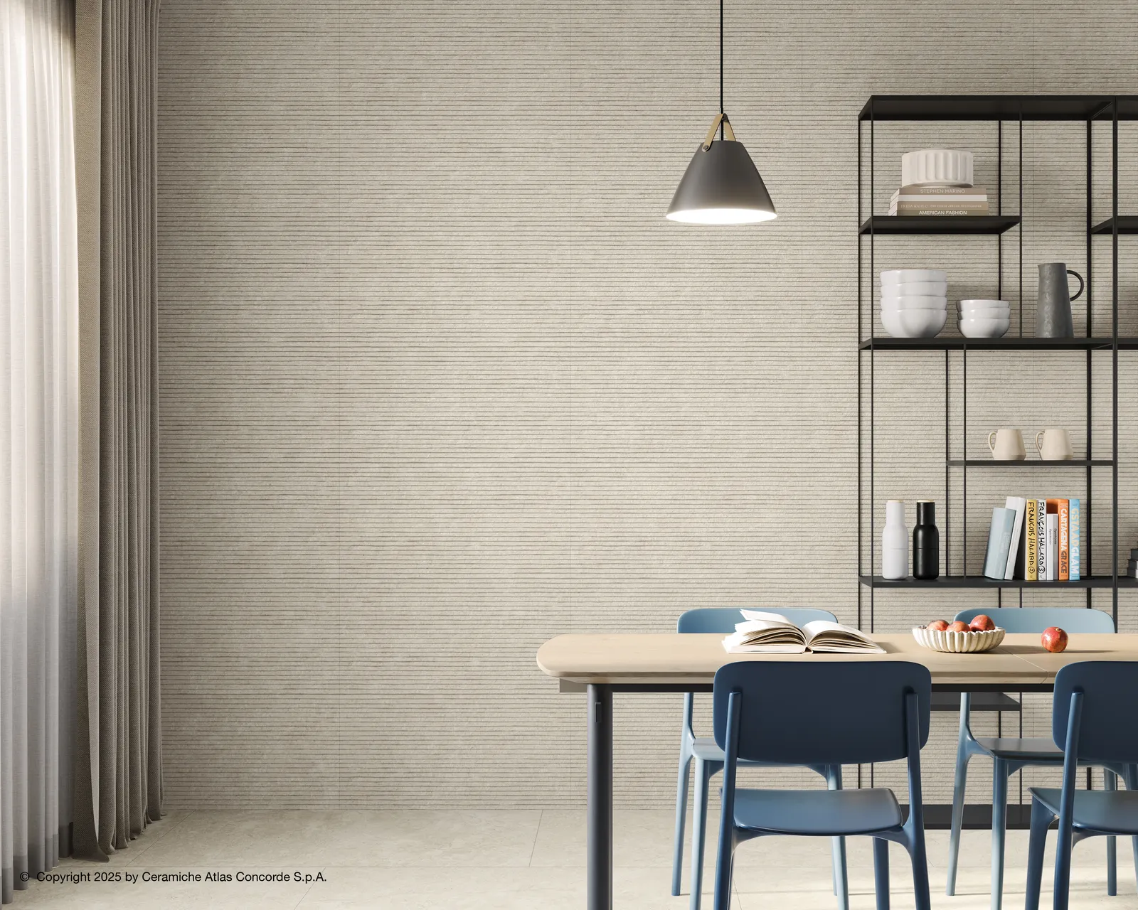Duolith Wool wandtegel Uneven 40x80 rett, foto 3 van 3