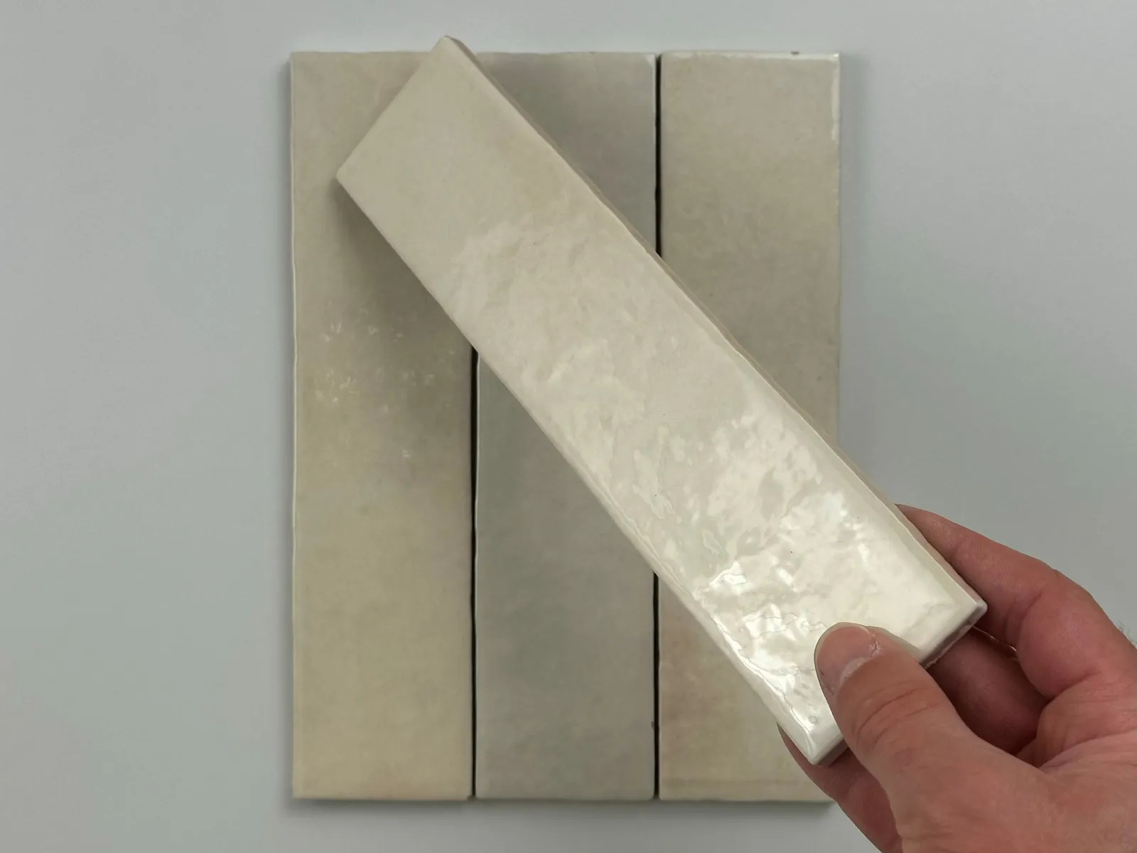 Trend tegels beige glans 6x24,6, foto 4 van 6