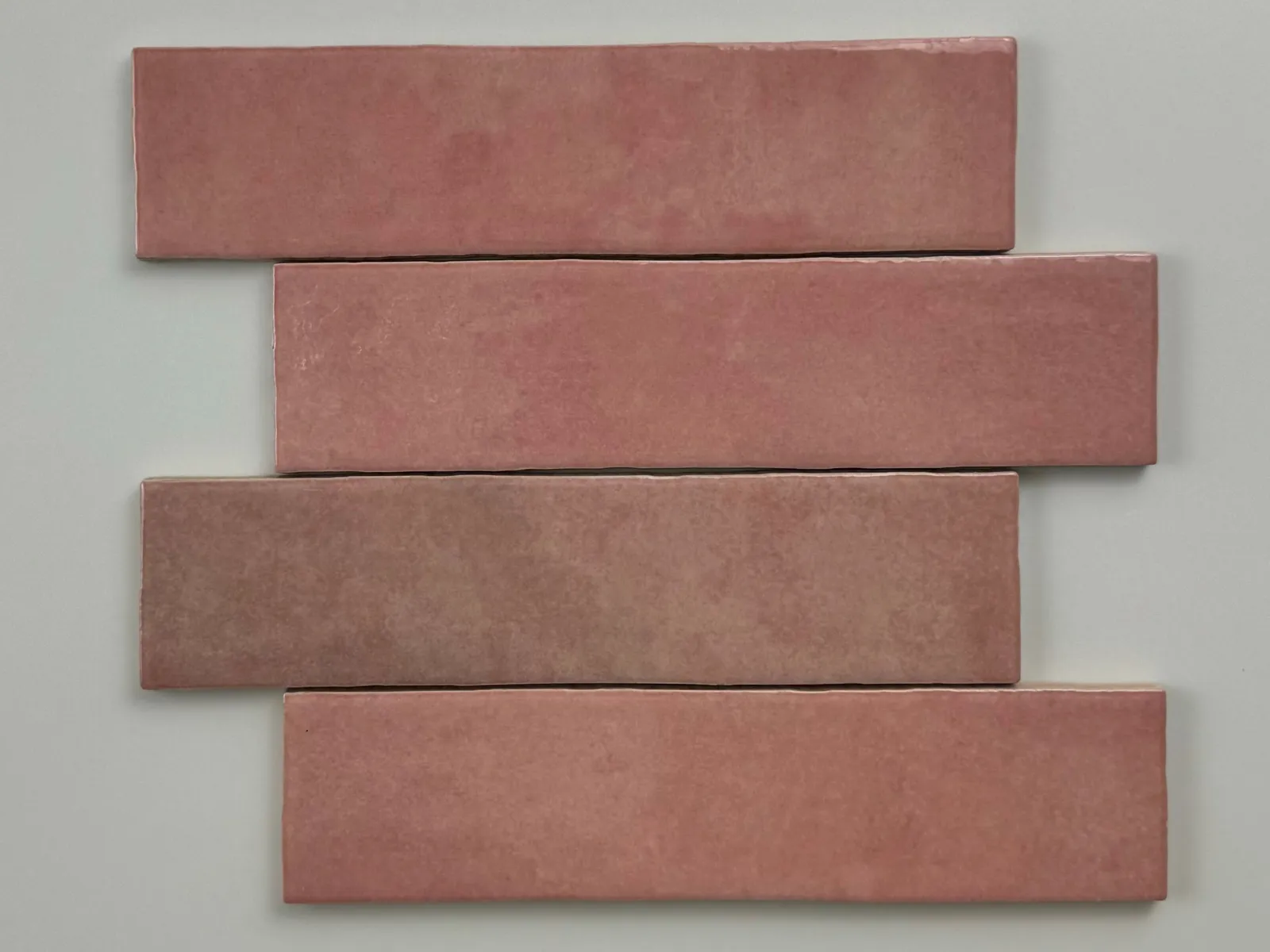 Trend tegels roze glans 6x24,6