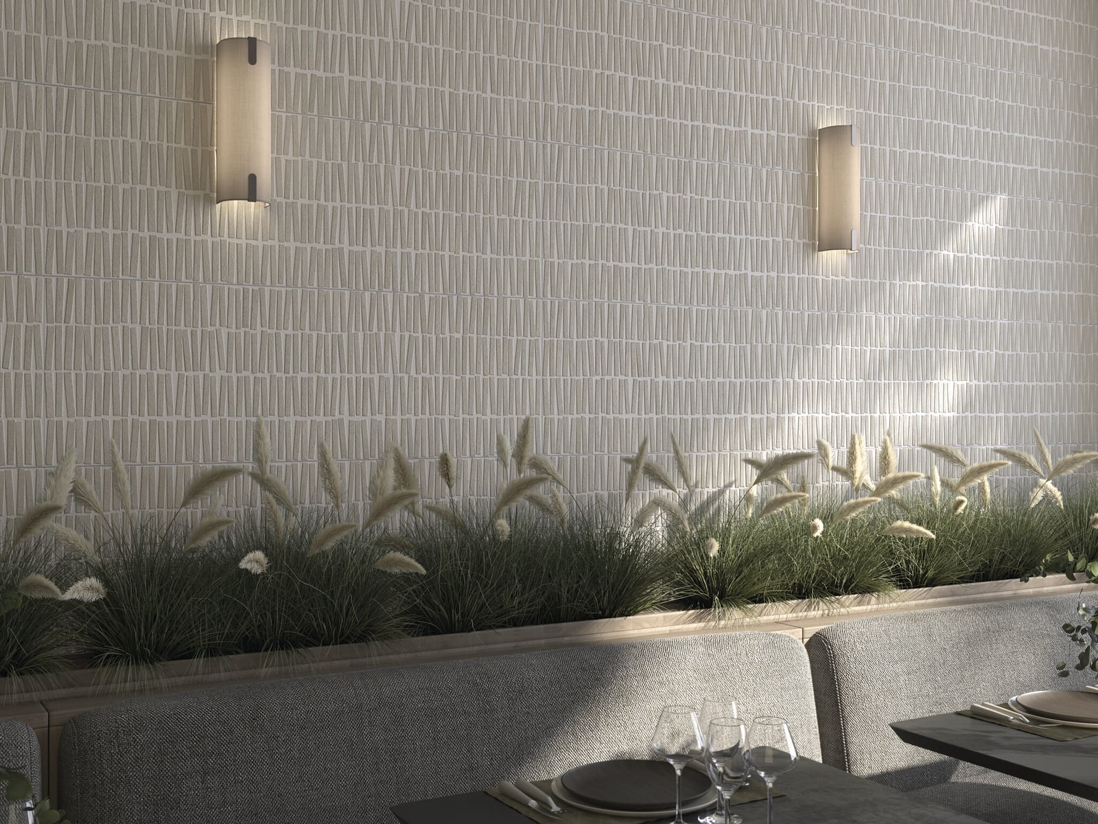 Bars Sand wandtegel 40x120 rett, foto 2 van 2