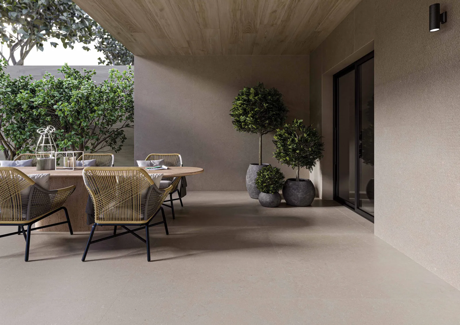 Rift Sand 120x120 rett, foto 5 van 5