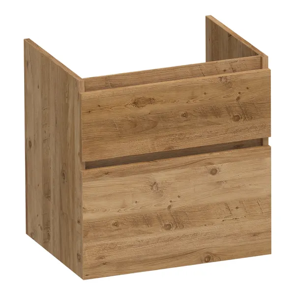 BRAUER Delight onderkast 60 met 2 softclose lades greeploos en 1 sifon uitsparing