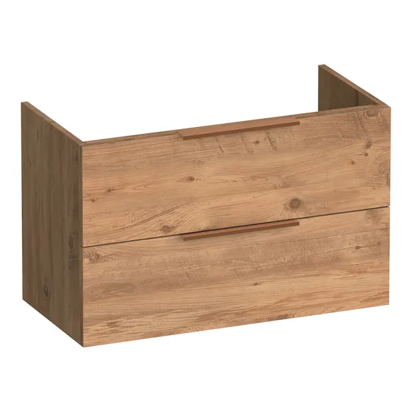BRAUER Elevate onderkast ondiep 80 excl. opleggrepen met 2 softclose lades en 1 sifon uitsparing