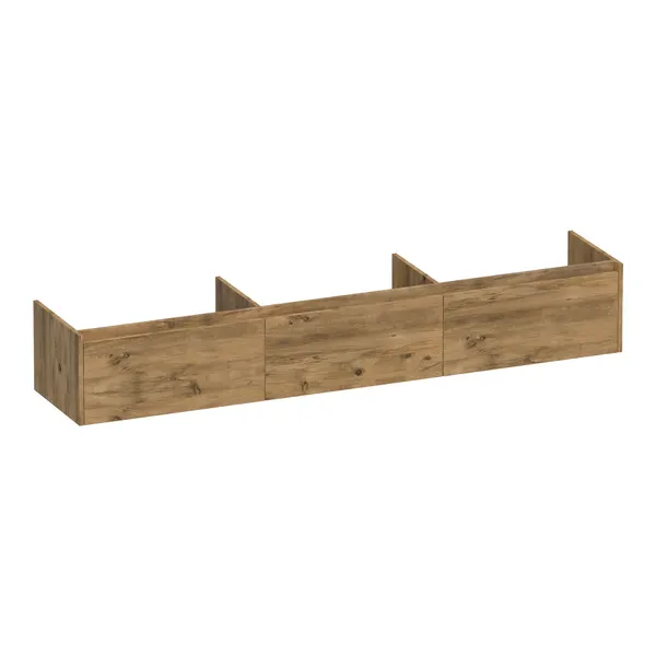 BRAUER Embrace onderkast 220 met 3 softclose lades greeploos en 0 sifon uitsparingen