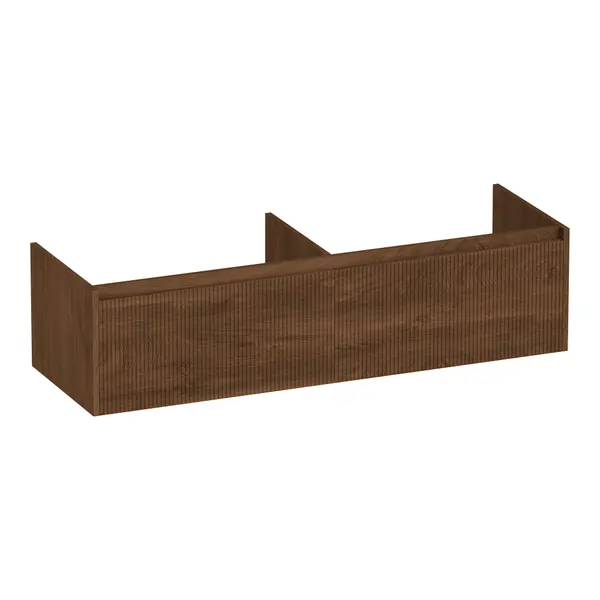 BRAUER Embrace Wavy onderkast 140 met 2 softclose lades greeploos en 2 sifon uitsparingen