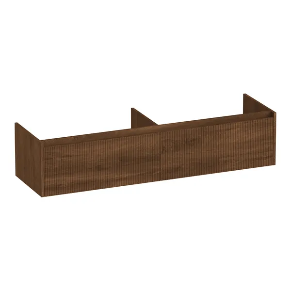 BRAUER Embrace Wavy onderkast 160 met 2 softclose lades greeploos en 2 sifon uitsparingen