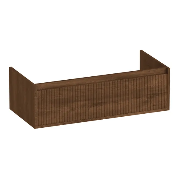 BRAUER Hope Wavy onderkast 100 met 1 softclose lade greeploos en 1 sifon uitsparing
