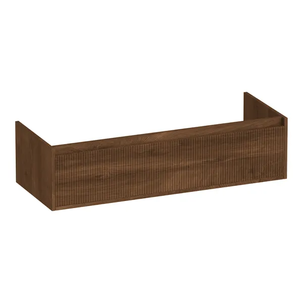 BRAUER Hope Wavy onderkast 120 met 1 softclose lade greeploos en 1 sifon uitsparing