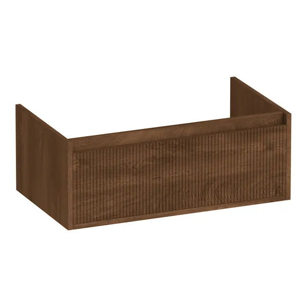 BRAUER Hope Wavy onderkast 80 met 1 softclose lade greeploos en 1 sifon uitsparing