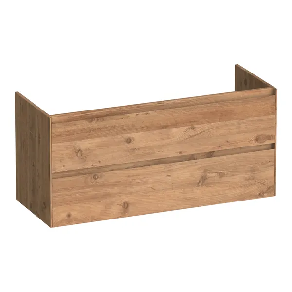 BRAUER Inspire onderkast 120 met 2 softclose lades greeploos en 1 sifon uitsparing