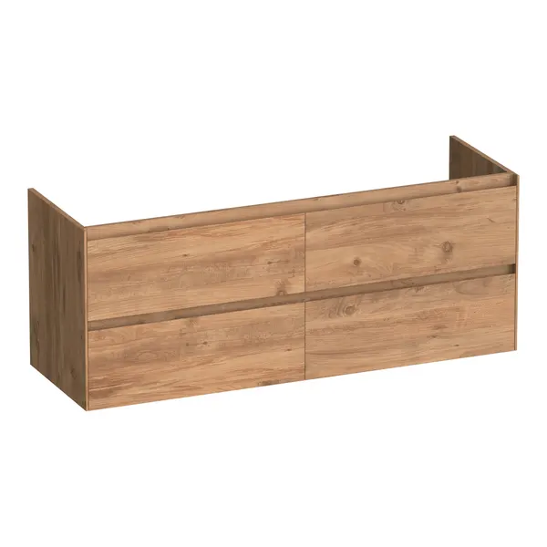 BRAUER Inspire onderkast 140 met 4 softclose lades greeploos en 2 sifon uitsparingen