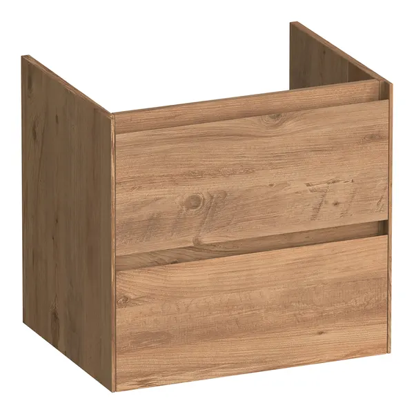 BRAUER Inspire onderkast 60 met 2 softclose lades greeploos en 1 sifon uitsparing