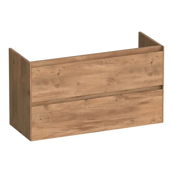 BRAUER Inspire onderkast ondiep 100 met 2 softclose lades greeploos en 1 sifon uitsparing