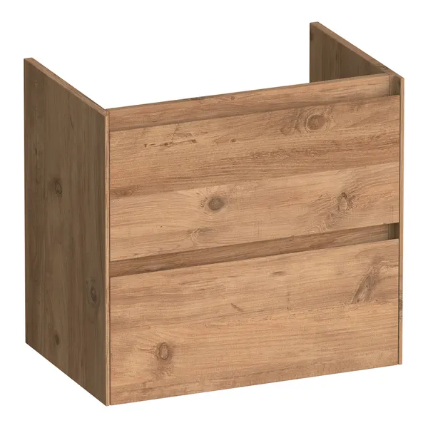 BRAUER Inspire onderkast ondiep 60 met 2 softclose lades greeploos en 1 sifon uitsparing